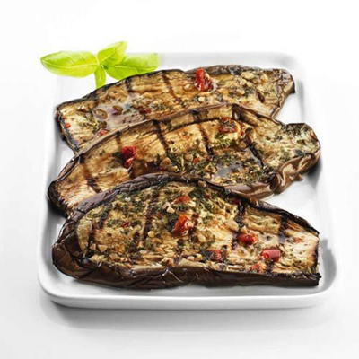 Aubergines grillées lot de 2 barquettes de 1 kg Bluver