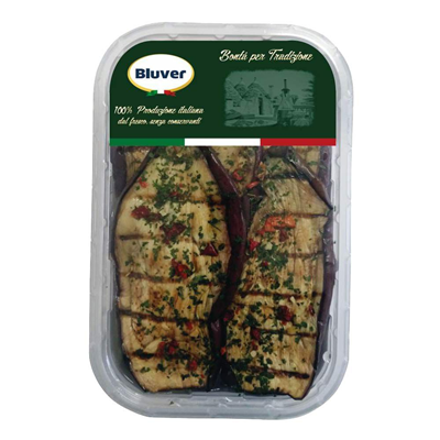 Aubergines grillées lot de 2 barquettes de 1 kg Bluver