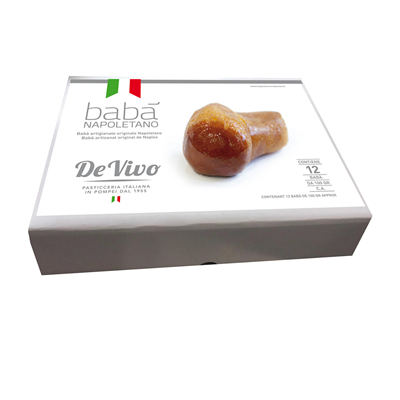 Baba au rhum lot de 8 cartons de 12 x 100g De Vivo