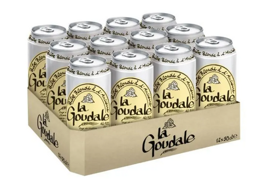 Bière blonde 7.2° lot de 12 boîtes x 50cl La Goudale