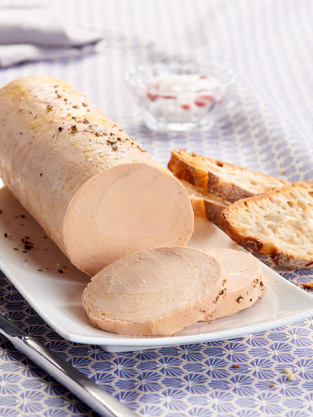 Bloc de foie gras canard avec morceaux lot de 2 boîtes de 400g Sarrade