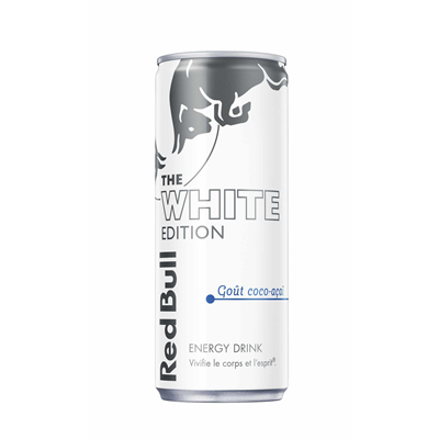 Boisson énergisante The White Edition goût coco-Acaï boîte 25cl Red Bull