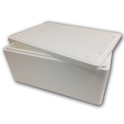 Boîte polystyrène avec couvercle