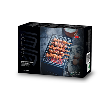 Brochette de poulet mariné Yakitori Halal 40g (vendu par 40) Japcook