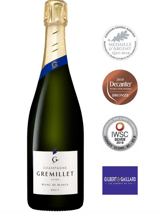 Champagne Brut Blanc de Blancs 75cl Gremillet