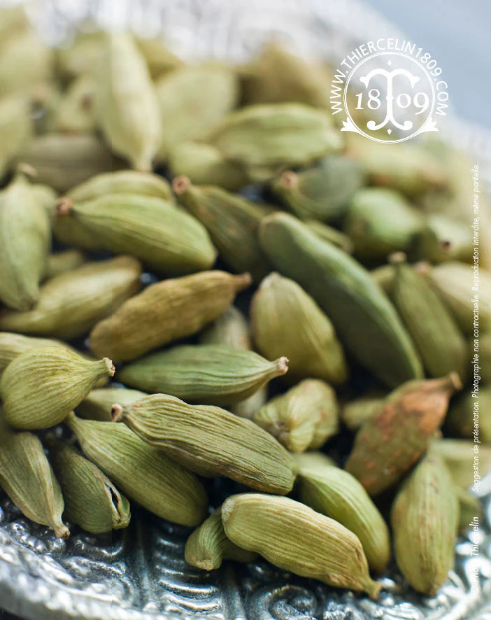Cardamome verte capsule entière sachet 200g Thiercelin