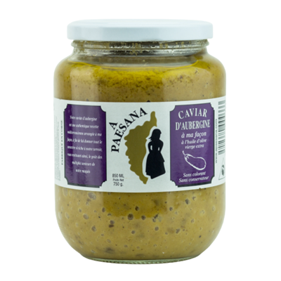 Caviar d'aubergine lot de 4 pots de 750g A. Paesana