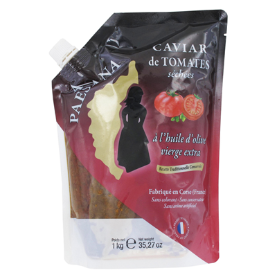 Caviar de tomates séchées lot de 4 Doypack de 1 kg A. Paesana