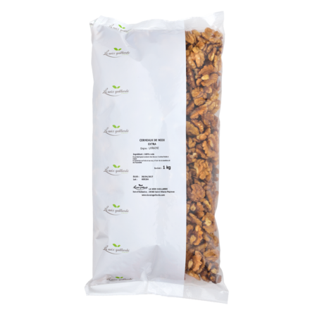 Cerneaux de noix entiers extra lot de 3 sachets de 1 kg Fruits Délice