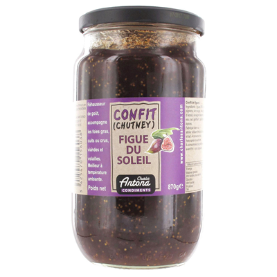 Chutney figue du soleil lot de 2 x 870g Charles Antona