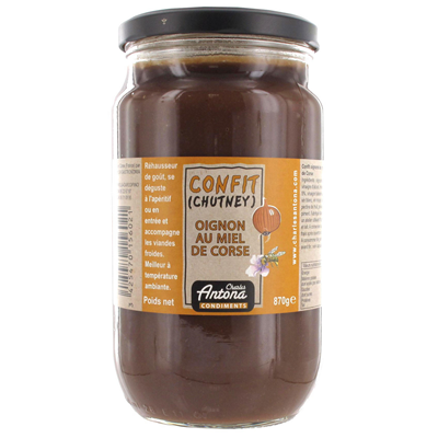 Chutney oignon/miel de Corse lot de 2 x 870g Charles Antona