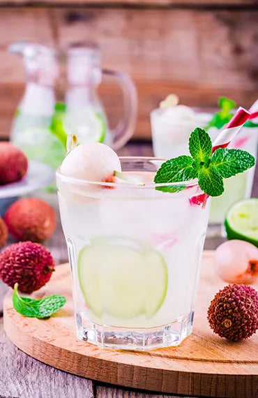 Purée de litchi lot de 2 briques de 1 L Côté Saveurs