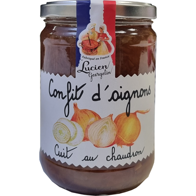 Confit d'oignons lot de 2 pots de 600g Les Recettes Cuites Au Chaudron