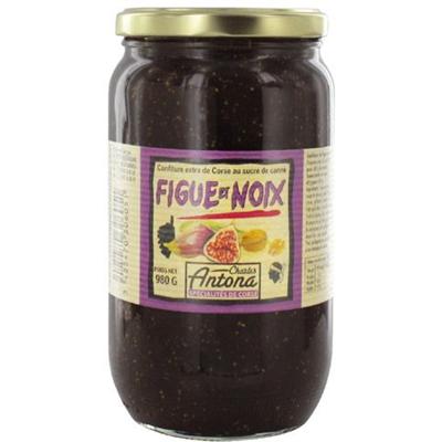 Confiture de figues et noix lot de 2 pots de 980g Charles Antona