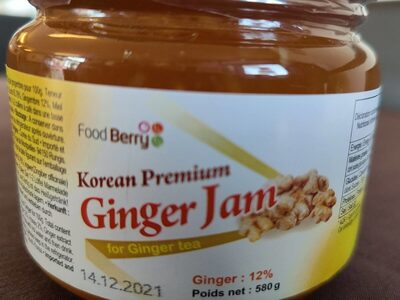 Confiture de gingembre Lot de 2 pots de 580g Food Berry