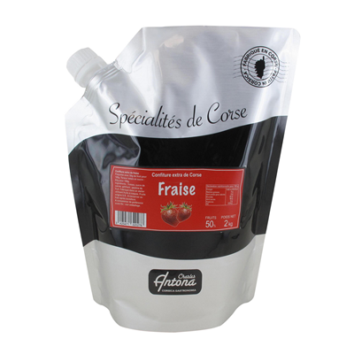 Confiture extra de corse Fraise 2 kg Charles Antona