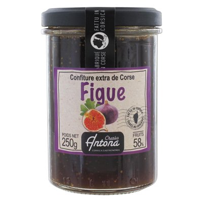 Confiture extra figues lot de 12 bocaux de 250g Charles Antona