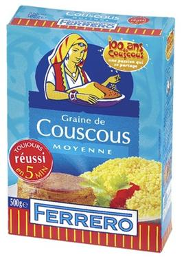 Couscous moyen lot de 12 boîtes de 500g Ferrero