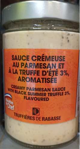 Crème parmesan truffe d'été lot de 2 pots de 500g RECETTE DE CHEF