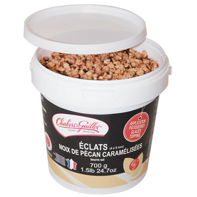 Eclat de noix de pécan caramélisées lot de 6 pots de 700g Nougat Chabert Et Guillot