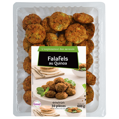 Falafels palets lot de 6 barquettes de 600g Dessaint Traiteur
