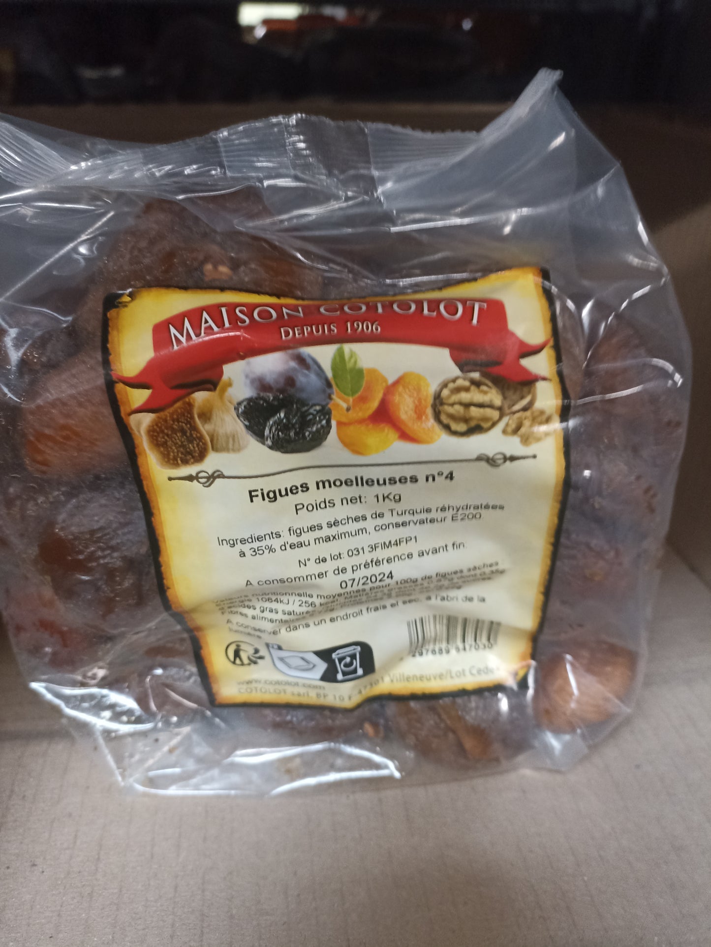 Figues moelleuses lot de 2 sachets de 1kg Maison Cotolot