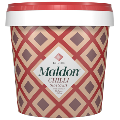 Flocons de sel Piments d'Alep lot de 2 sceaux de 500g Maldon