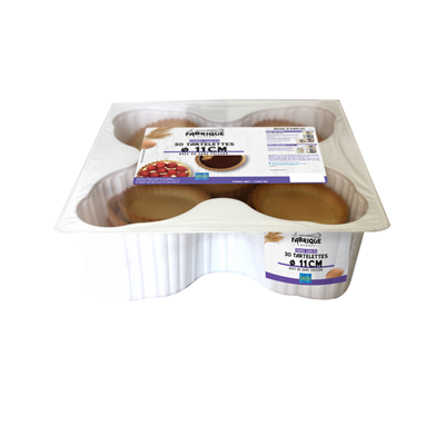 Fonds de tartelette sablée précuit 11 cm x 30 ASTRIA