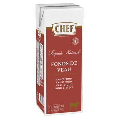 Fonds de veau naturel liquide 1 L CHEF