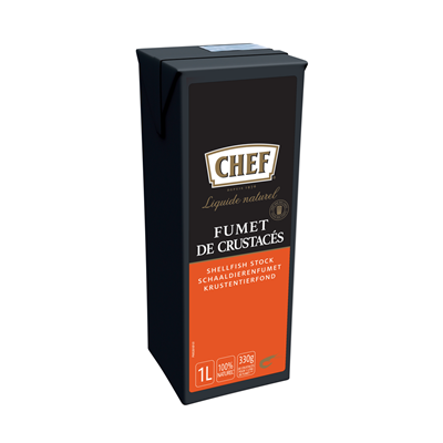 Fumet de crustacés Naturel liquide 1 L CHEF