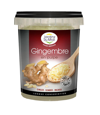 Purée de gingembre lot de 2 x 450g Jardin du midi