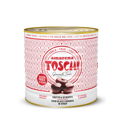 Griottes Amarena  boîte 3/1 de 2,8 kg Toschi