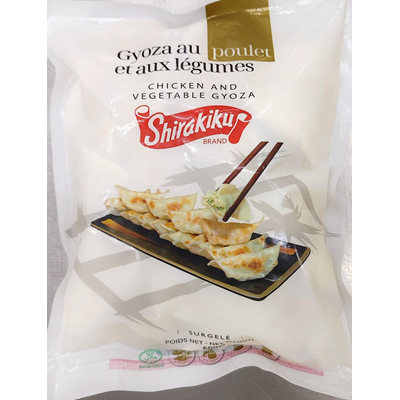 Gyoza au poulet Halal et légumes Shirakiku 600g SHIRAKIKU