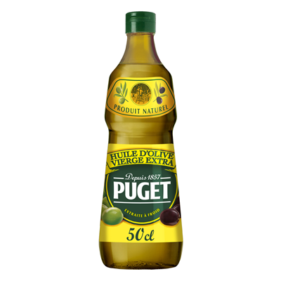 Huile d'olive classique lot de 4 bouteilles de 50 cl Puget