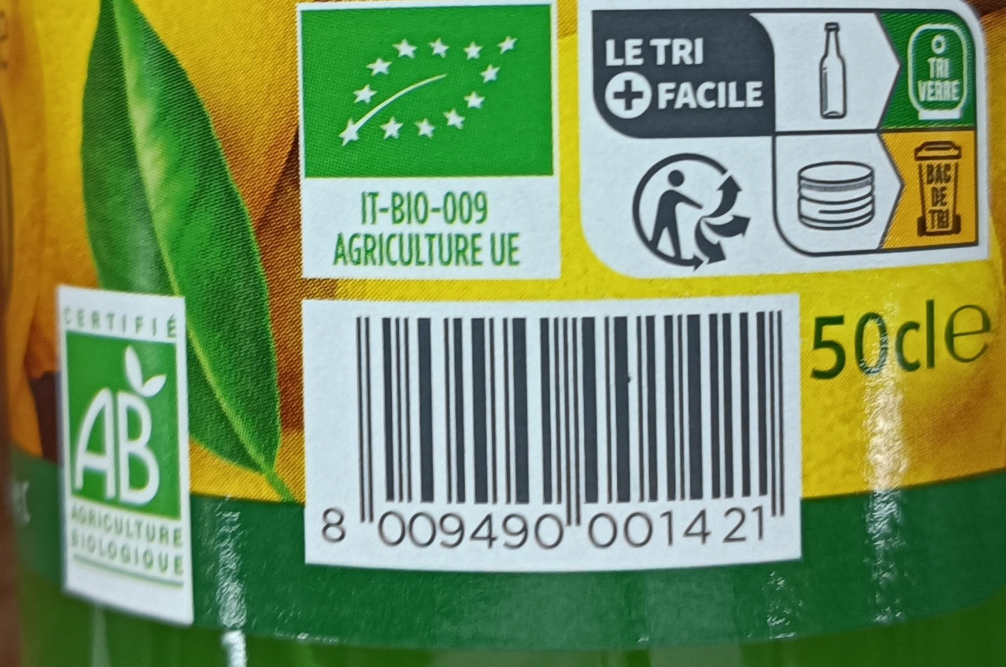 Jus de citron BIO lot de 2 bouteilles de 50cl Siracuse