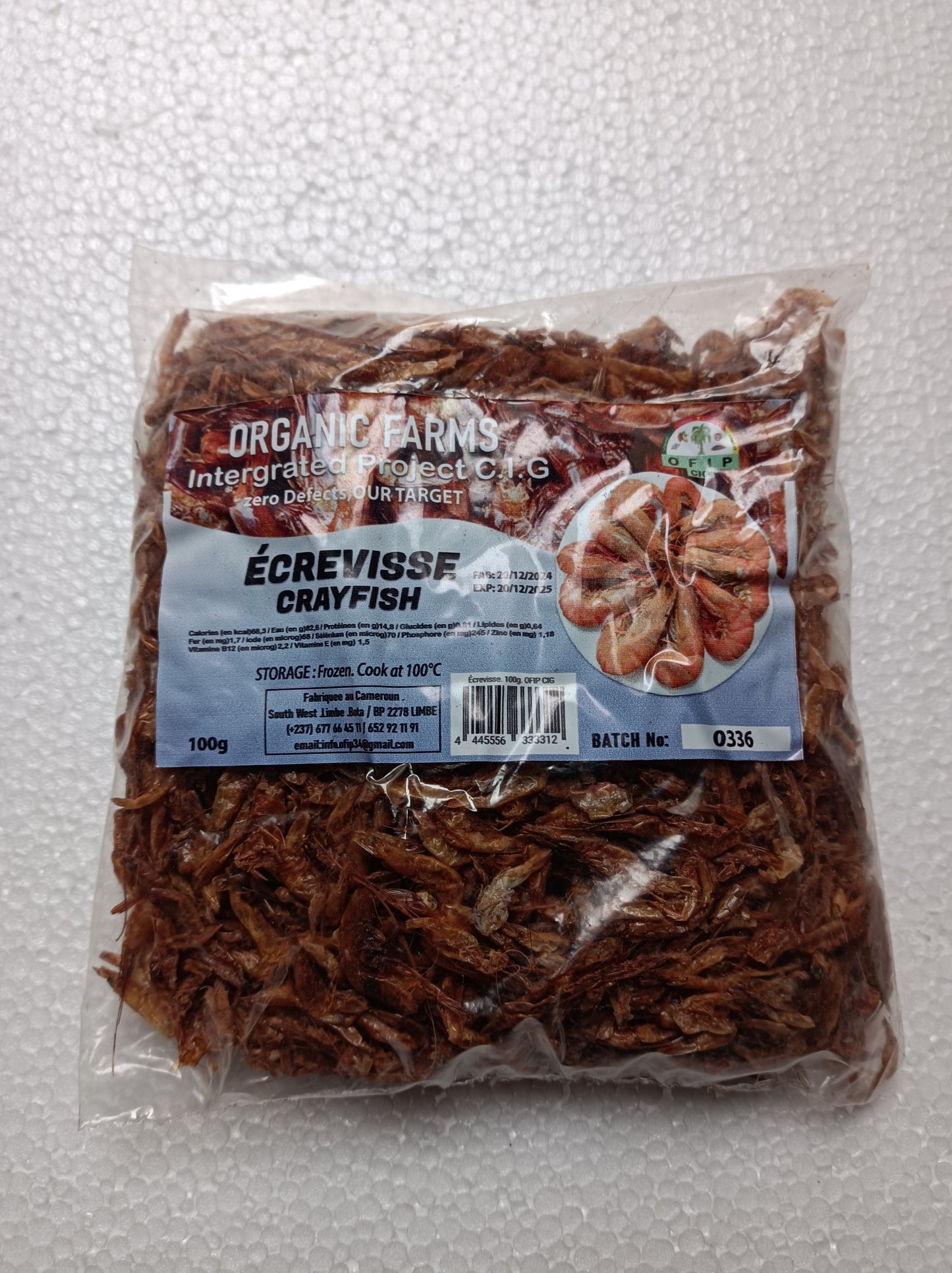 Crevettes séchées sachet de 100g