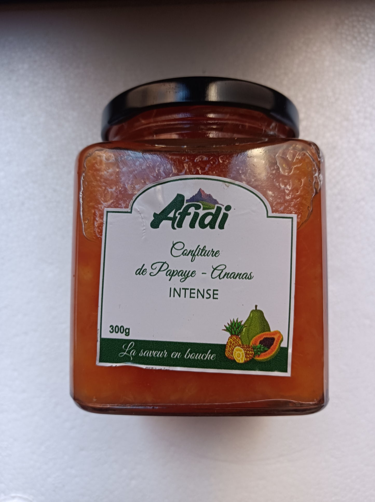 Confiture de Papaye - Ananas 300g net INTENSE AFIDI