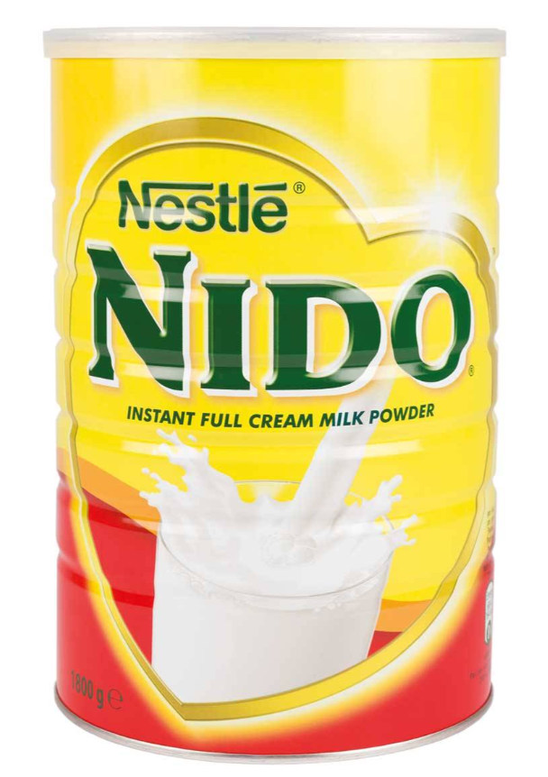 Lait en poudre NIDO Halal 6 boîtes de 1,8 kg Nestlé