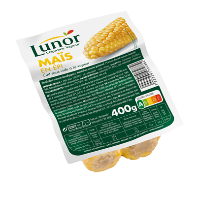 Maïs épis lot de 3 boîtes de 400g Lunor