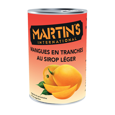 Mangues en tranches en boîte lot de 3 x 1/2 Martin's