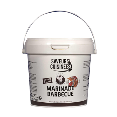 Marinade barbecue sceau de 1kg Saveurs cuisinées