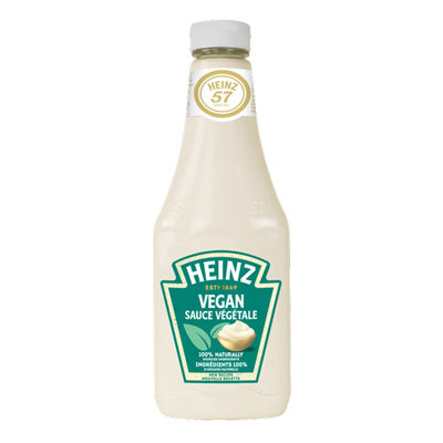 Mayonnaise Végan lot de 2 flacons souples de 875ml Heinz