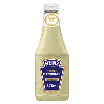 Mayonnaise à la truffe lot de 2 flacons souples de 875ml Heinz