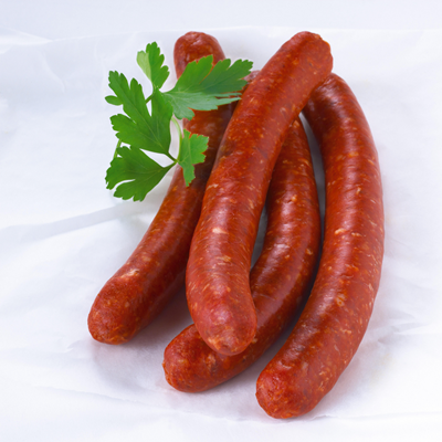 Merguez boyau végétal lot de 5 poches de 1 kg Socopa