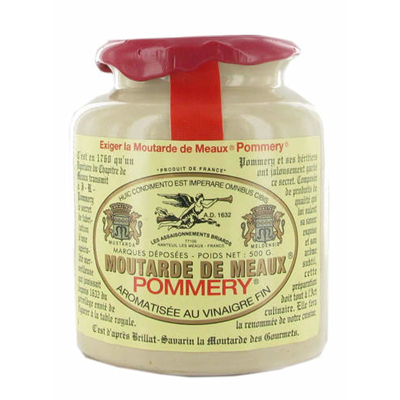 Moutarde de Meaux lot de 2 pots de 500g Pommery