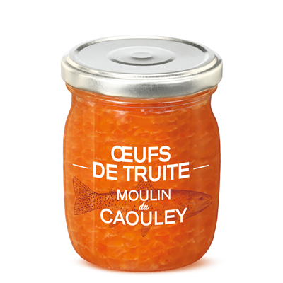 Œufs de truite lot de 2 pots de 500g Le Moulin Du Caouley