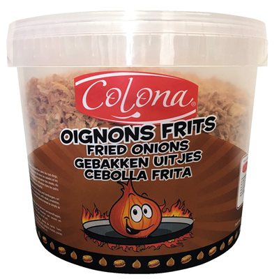 Oignons frits seau de 1.5 kg Colona