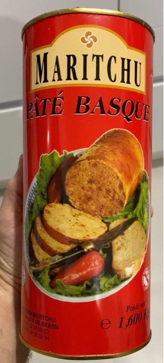 Pâté basque lot de 2 boîtes de 1,6 kg Maritchu