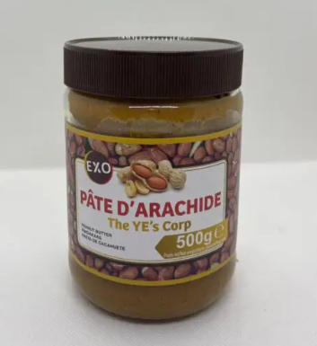 Pâte d'arachide lot de 2 pots de 500g EXO