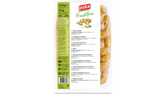 Pomme de terre Grenaille avec peau lot de 6 sachets (sous vide) de 1,5 kg Peka